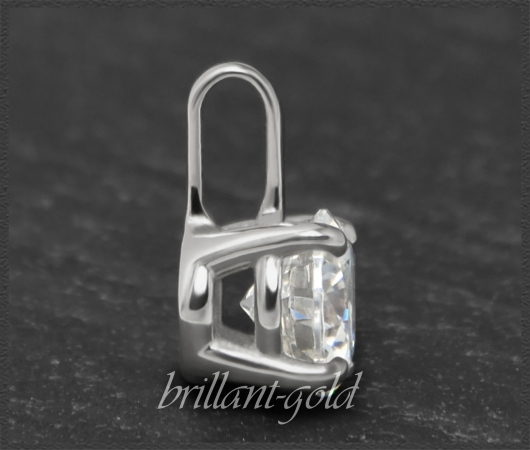 Brillant 585 Gold Anhänger 1,22ct, Top Wesselton