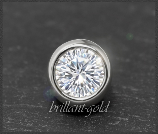 Brillant Anhänger mit 1,05ct; Si3; 585 Weißgold