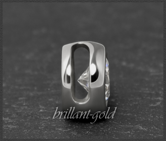 Brillant Anhänger mit 1,05ct; Si3; 585 Weißgold