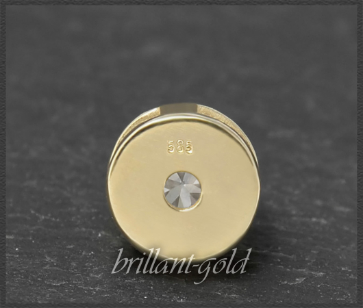 Gold Brillant Anhänger 1,03ct, River D & Si1