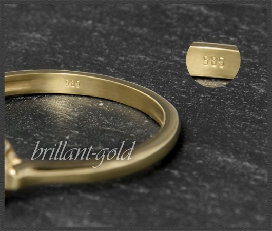 Brillant 585 Gold Ring 0,46ct, mit DGI Zertifikat