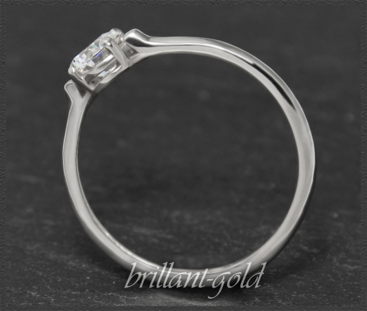 Brillant Ring aus 585 Gold mit 0,57ct, Si1-2