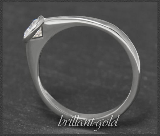 Brillant Ring 585 Gold; 0,30ct, Si1; mit AIG Zertifikat