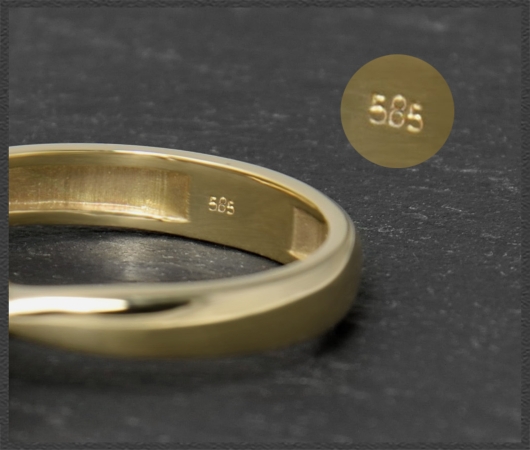 Solitär 1,25ct Brillant Ring aus 585 Gold, VVS2