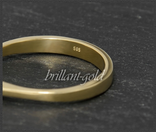 Brillant Ring 585 Gold 0,28ct, Si1; DGI Zertifikat