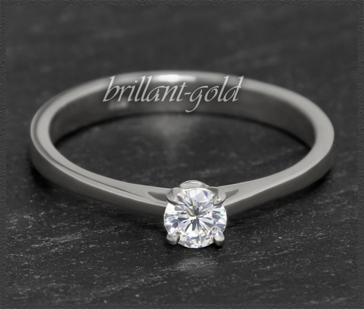 Brillant Ring mit 0,28ct, River D, Si1