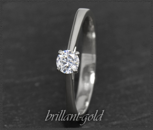 Brillant Ring mit 0,28ct, River D, Si1