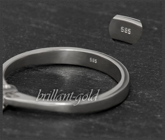Brillant Ring mit 0,28ct, River D, Si1