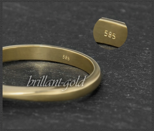 Brillant Ring mit 0,76ct, Si; 14 Karat Gelbgold