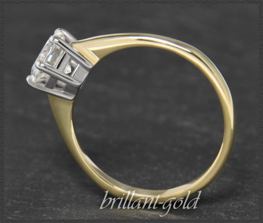 Brillant Ring aus 585 Gold; 1,05ct, VS1