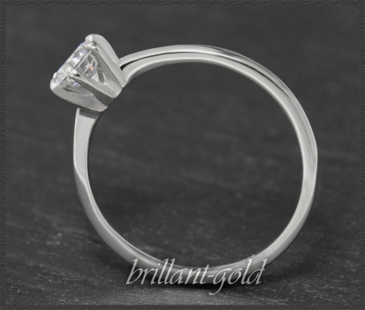 Diamant Ring 0,53ct in River D & Si2; 585 Gold