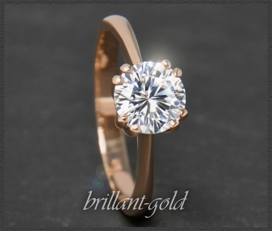 Brillant Ring aus 585 Gold; 1,62ct in Si2-3