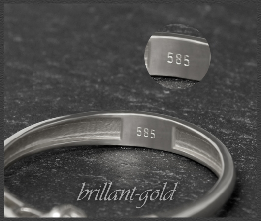 Brillant 585 Gold Ring, 0,24ct, mit DGI Zertifikat