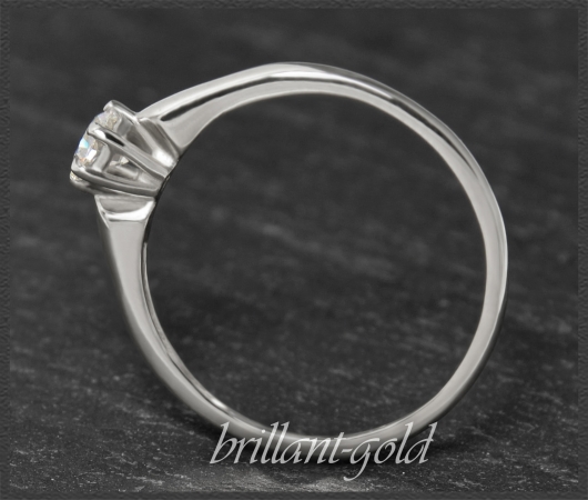 Brillant Ring 0,30ct, Si2; 585 Gold, DGI Zertifikat