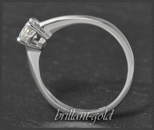 Diamant Ring 0,53ct, River D & Si2; 585 Gold