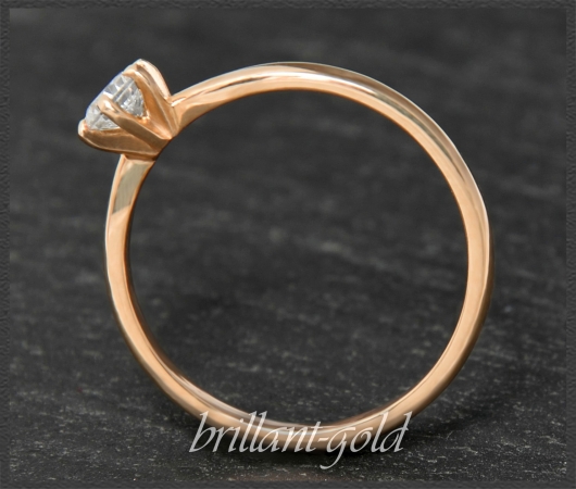 Brillant 585 Ring 0,29ct; Si1, mit DGI Zertifikat