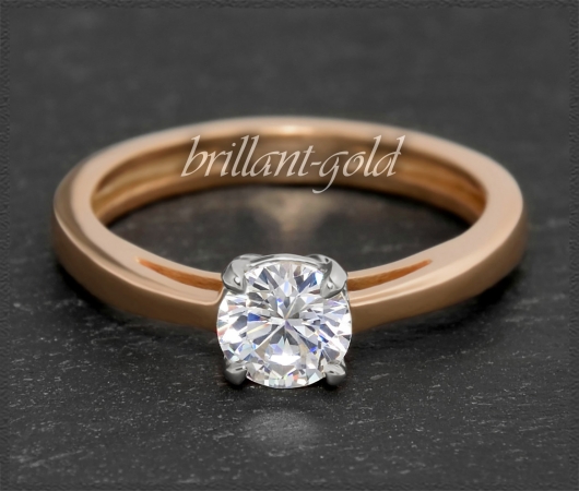 Brillant Ring aus 585 Gold; 1,14ct, Si1