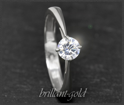 Brillant 585 Gold Ring; 0,50ct; mit DGI Zertifikat