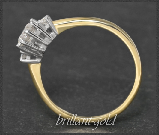 Brillant Ring 585 Gold mit 0,67ct; Solitär 0,58ct