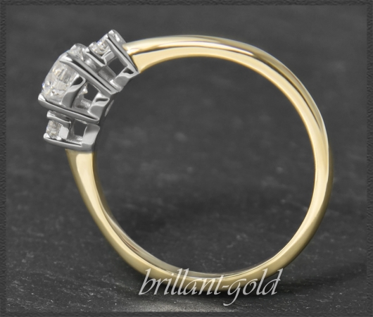 Brillant Ring 585 Gold 0,65ct; Solitär 0,54ct!