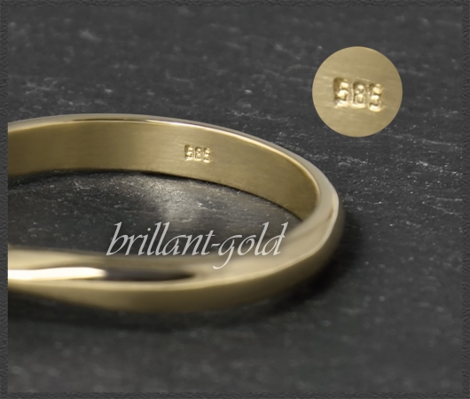 Brillant Ring 585 Gold 0,94ct, Solitär 0,85ct