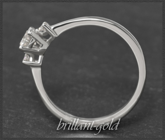 Brillant Gold Ring mit 0,35ct, River D & VS2