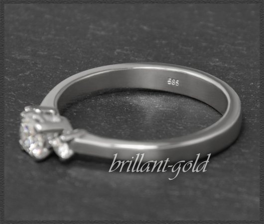 Brillant Gold Ring mit 0,35ct, River D & VS2