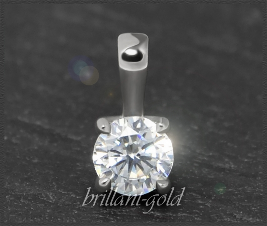 Brillant 585 Gold Anhänger, Solitär mit 0,28ct