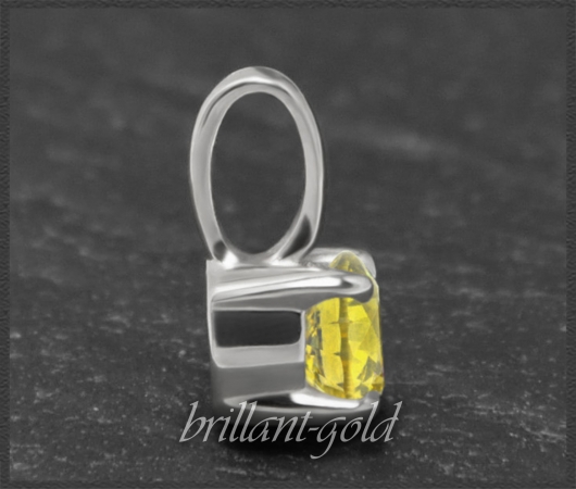 Diamant 585 Gold Anhänger 0,35ct, i.Gelb, unbeh.