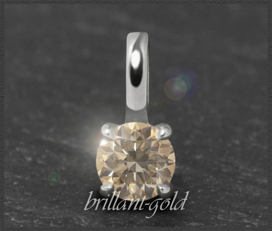 585 Gold Diamant Anhänger 0,30ct, VS2