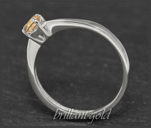 Diamant Ring 585 Gold mit 0,40ct Brillant; Si