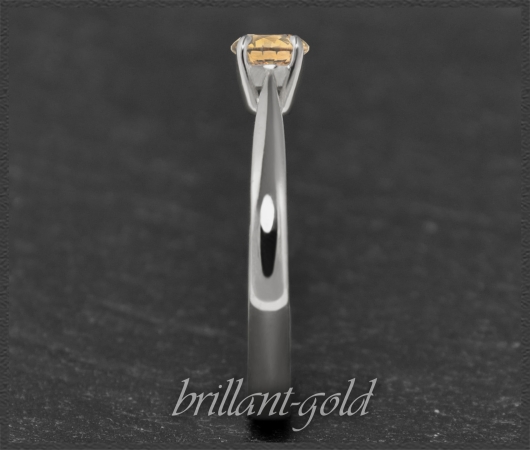 Diamant Ring 585 Gold mit 0,40ct Brillant; Si