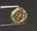 Diamant, Radiant Schliff 0,72ct, Champagner / Si1
