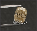 Diamant, Cushion Schliff 0,52ct, Champagner / Si1