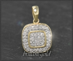 Anhänger mit 0,45ct Diamanten, 10 Karat Gold