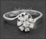 Diamant Ring mit 0,30ct Brillanten aus 585 Weißgold