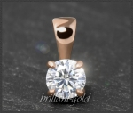 Brillant Anhänger 585 Gold; 0,33ct, River E & VS1