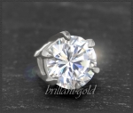 Brillant Anhänger 1,06ct, River E; 585 Weißgold