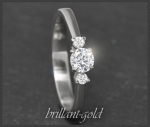 Brillant Gold Ring mit 0,35ct, River D & VS2